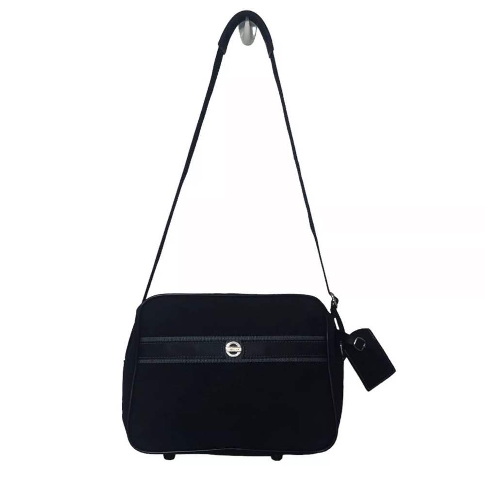 Vintage Jaguar Black Travel Carry On Luggage Bag Shoulder Tote Extendable w/ Tag